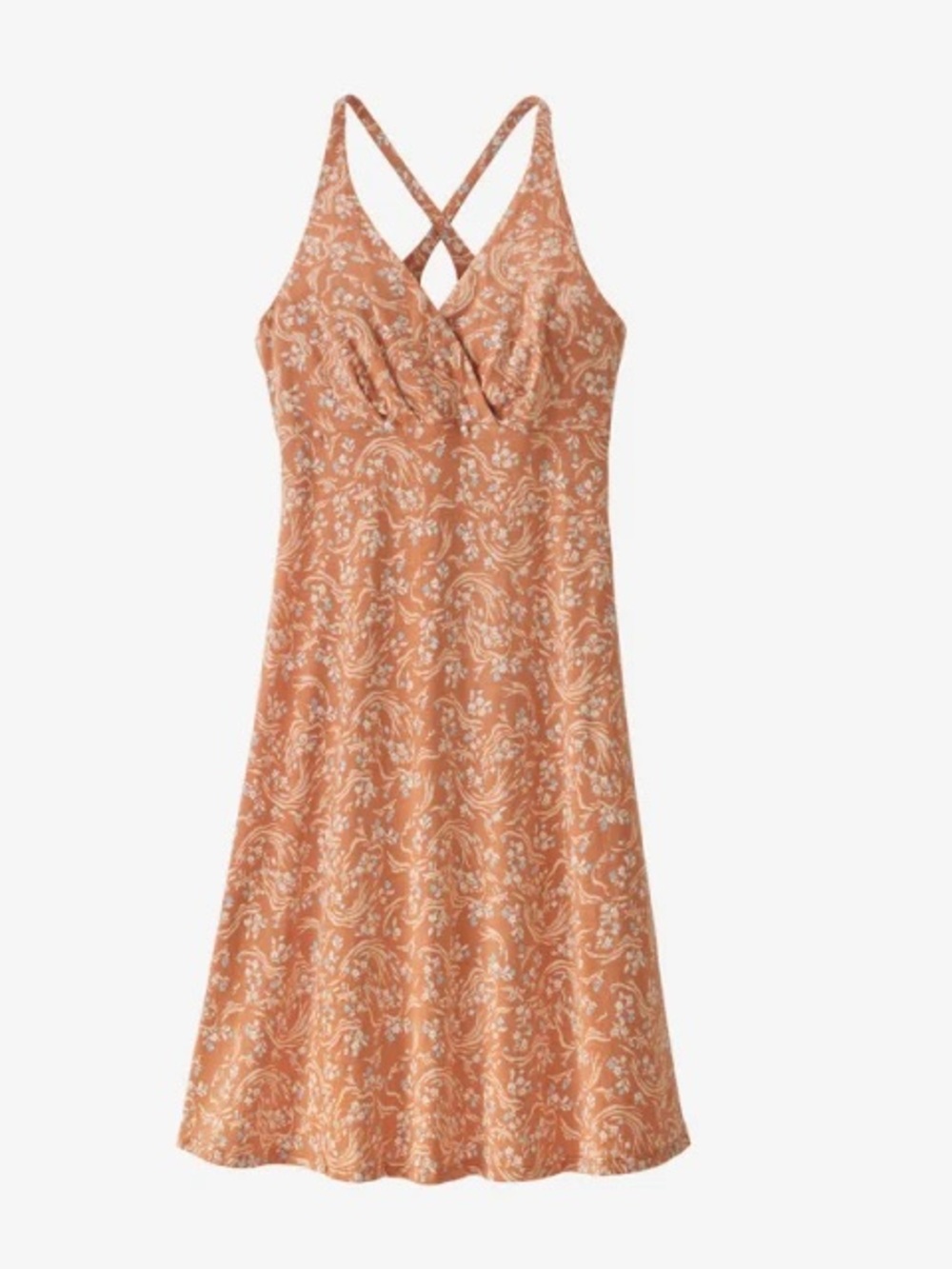 Patagonia Rust Paisley Midi Sundress